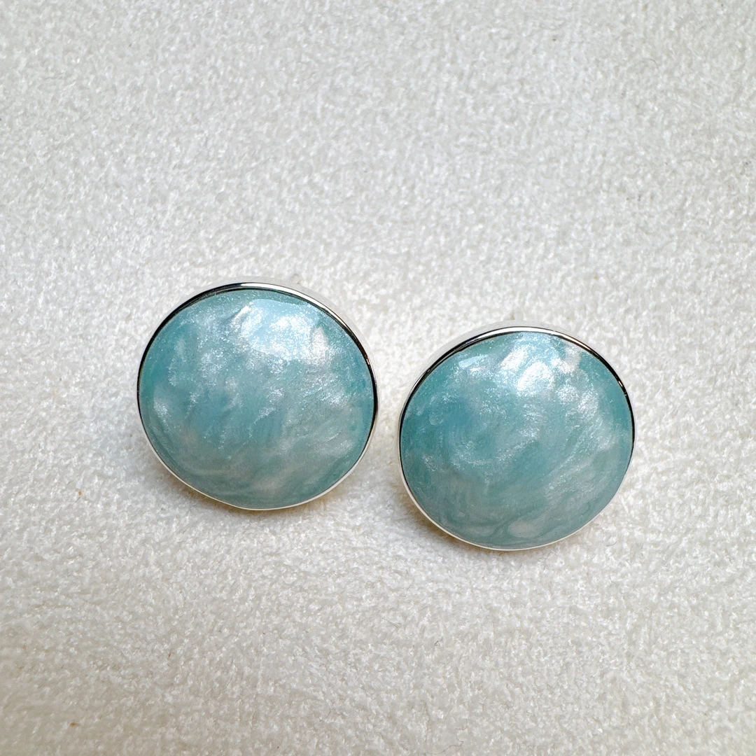 铜合金树脂耳饰 【雨桐轻奢饰品】设计款耳环YT02186