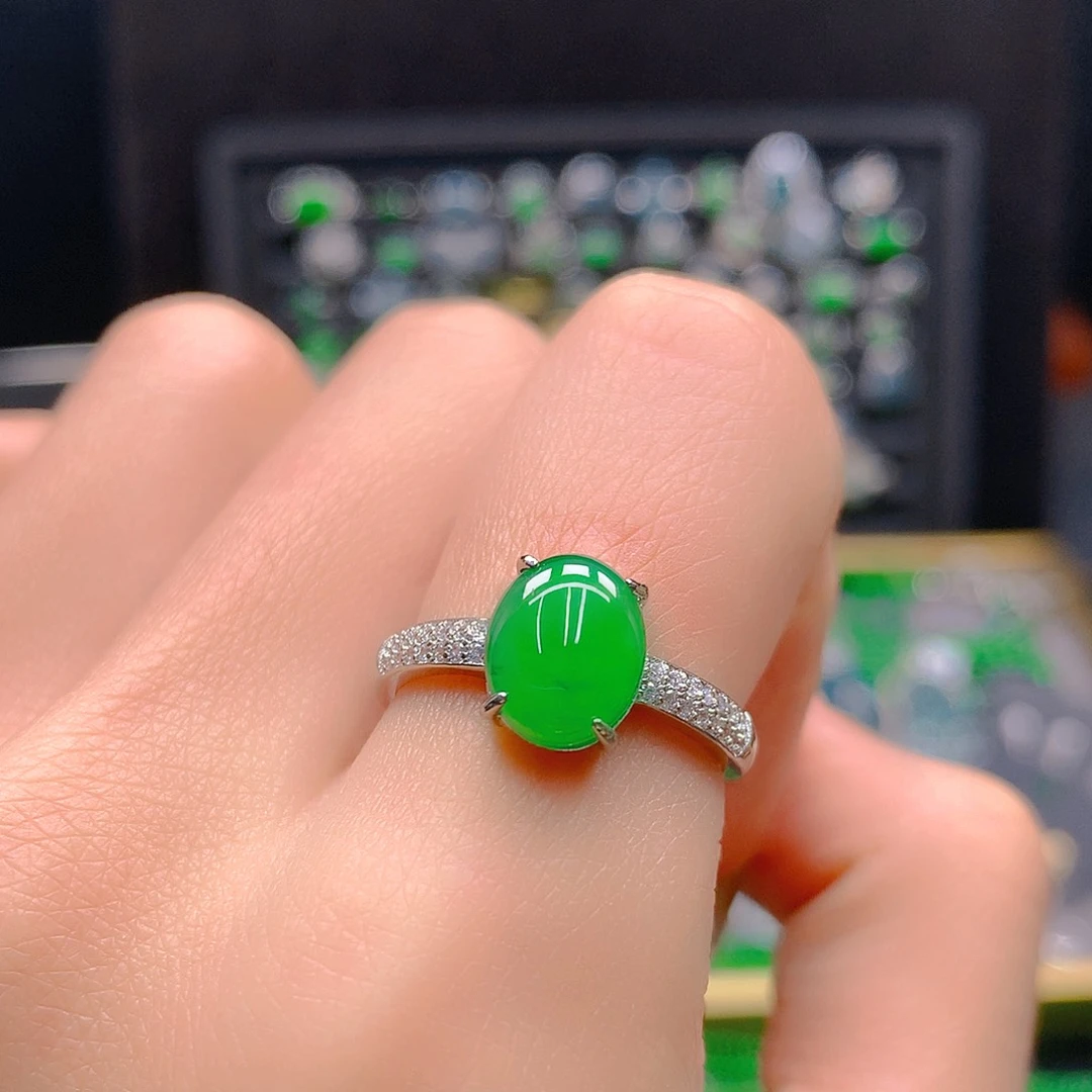 未镶嵌戒指翡翠天然翡翠