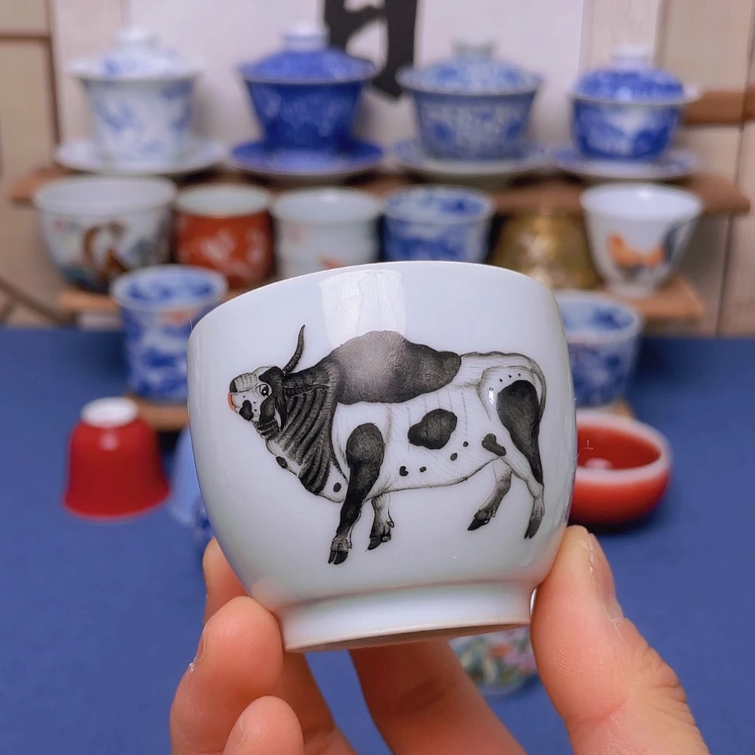 景德镇手工陶瓷茶杯