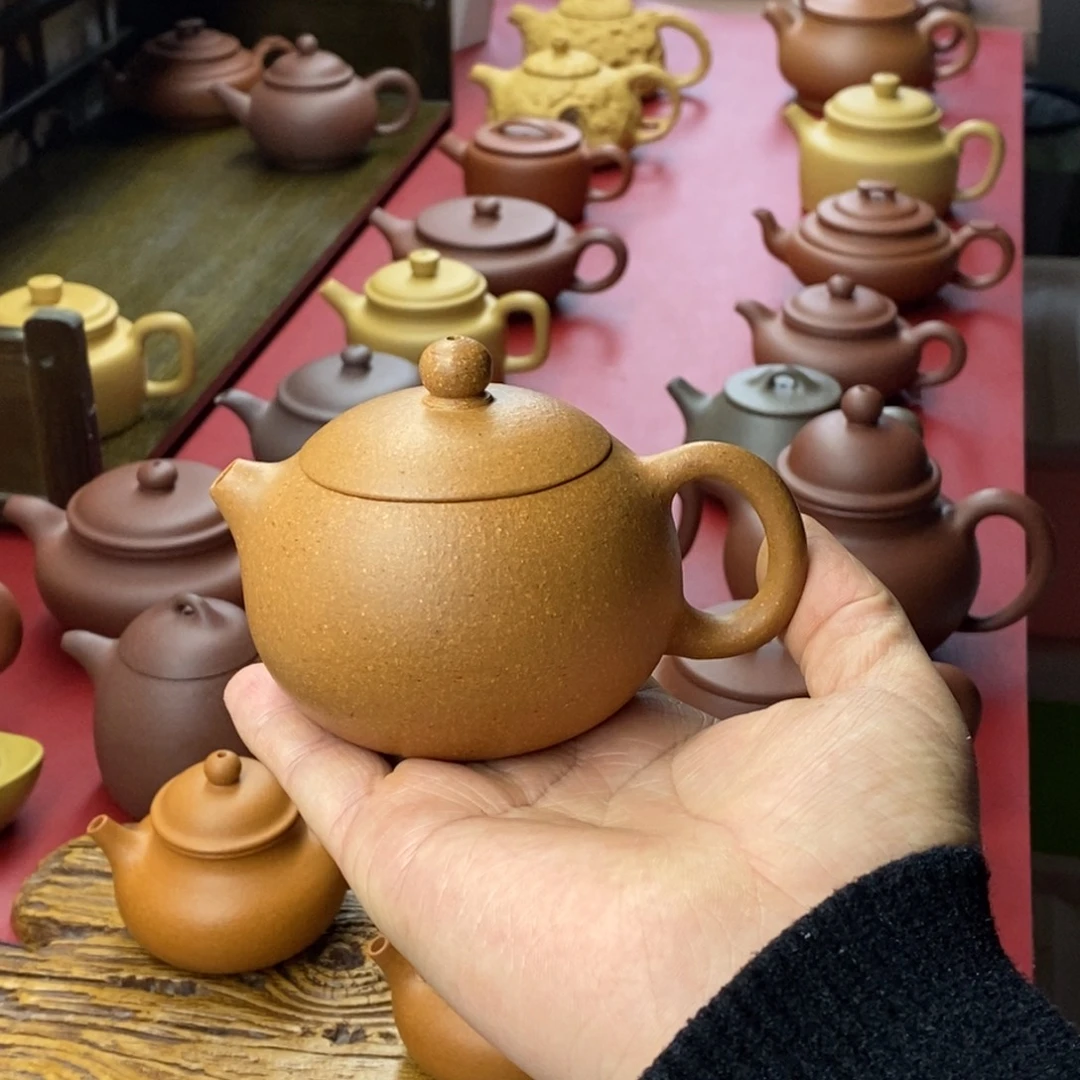 清***昏紫砂茶壶紫砂西施