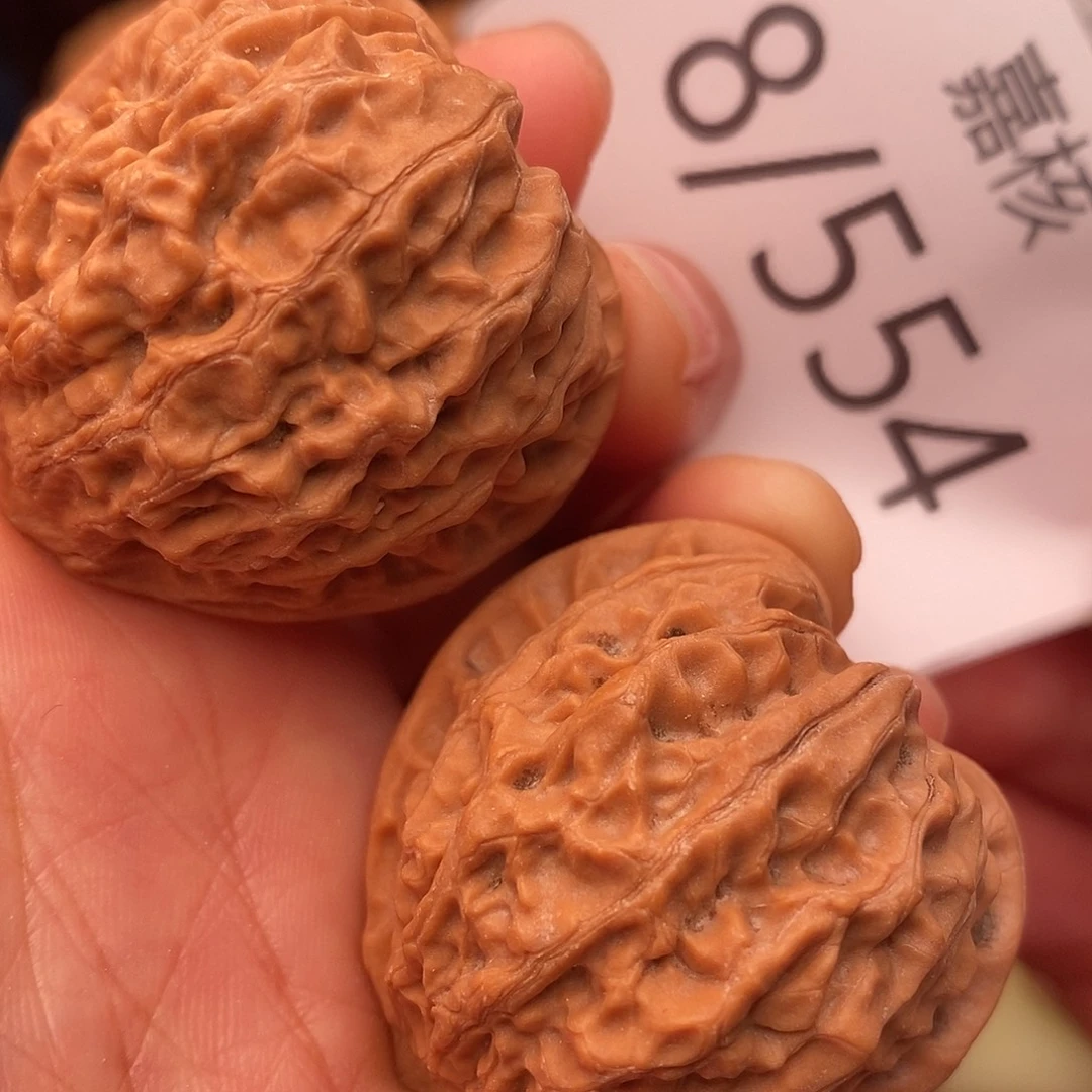 文玩核桃把件35金牛