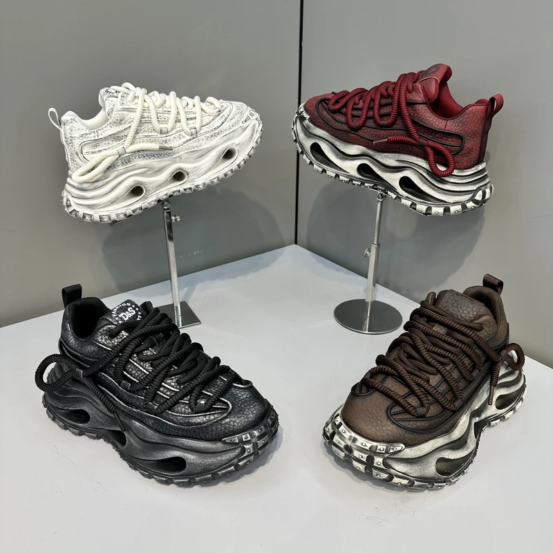 KRY潮牌男士运动时尚青春小众高端日常舒适厚底休闲百搭潮流潮鞋