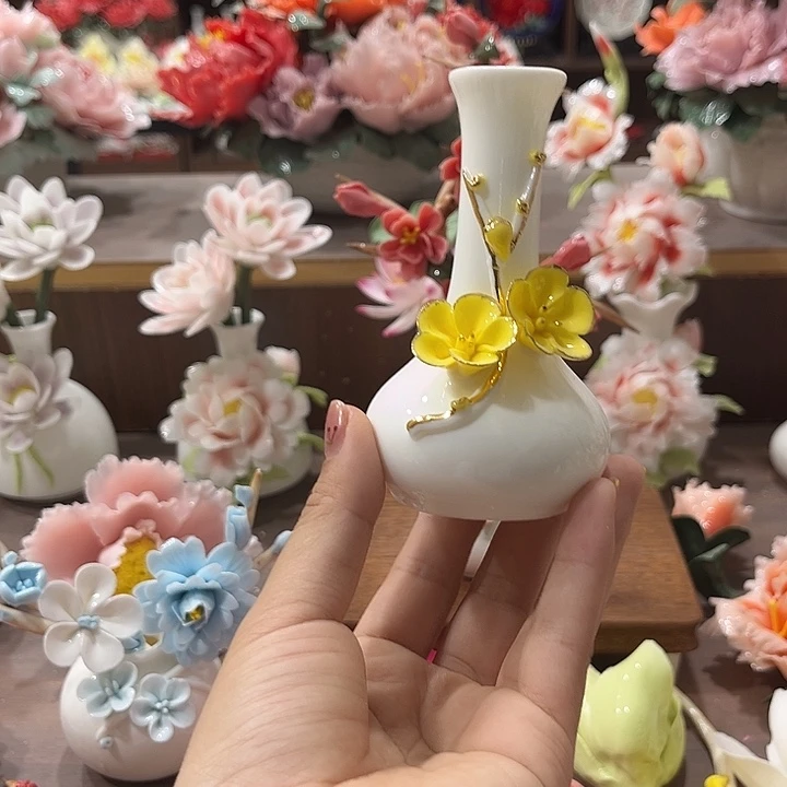 瓷片敏*陶瓷工艺品摆件