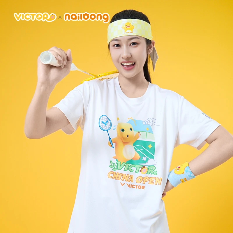 VICTOR威克多胶囊系列羽毛球发带球星同款奶龙联名运动发带止汗