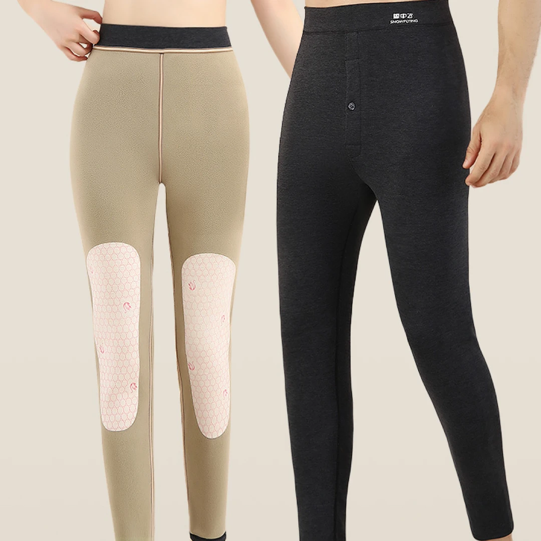 恩熙·保暖印染针织中高腰男高腰保暖裤显瘦秋裤加厚蓄热6606#