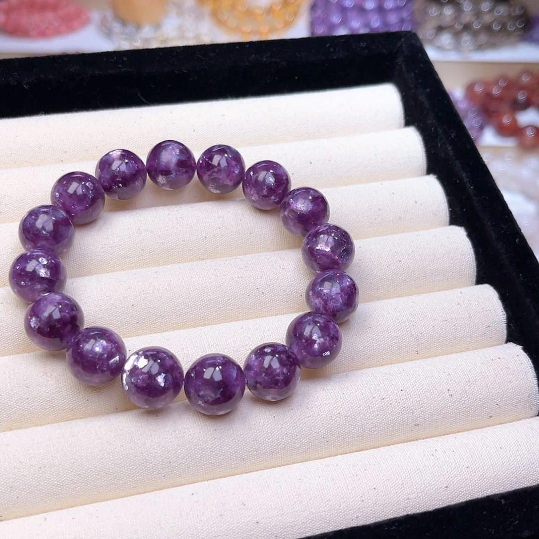 水晶手串未镶嵌扶****灯天然水晶13.2mm