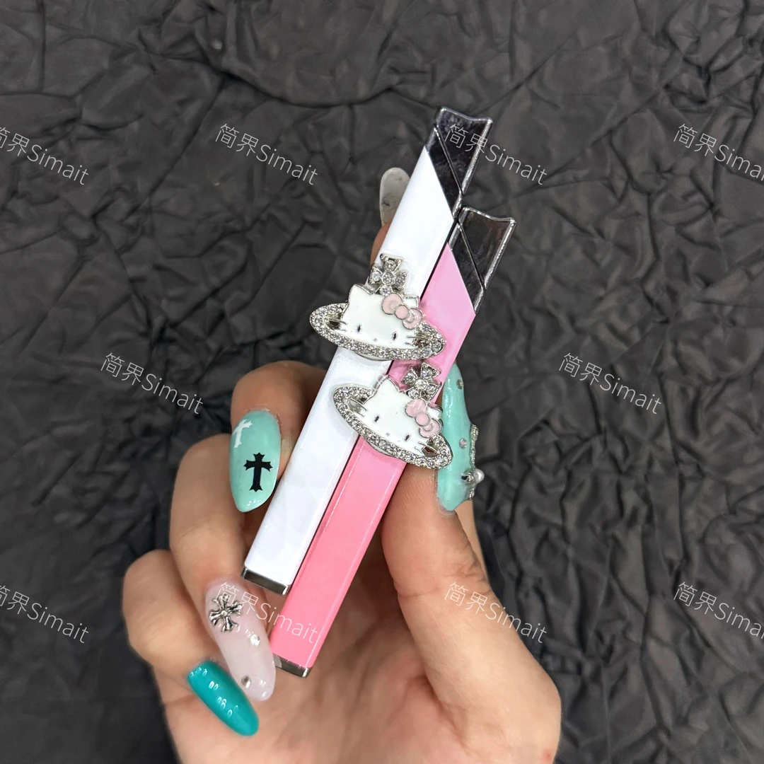 【简界正品保障原创手作】凯di小众设计高级打火机送女友礼物粉色