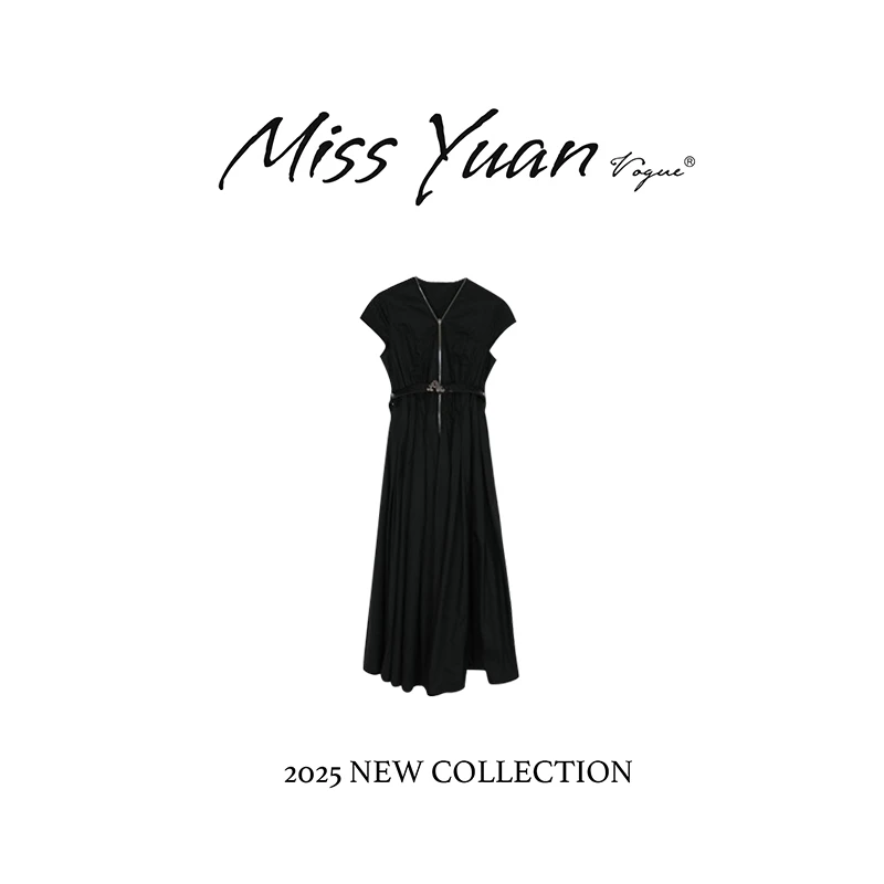 M.Y. 媛总 2025显瘦气质轻奢秋季小黑裙法式连衣裙MYG672Q