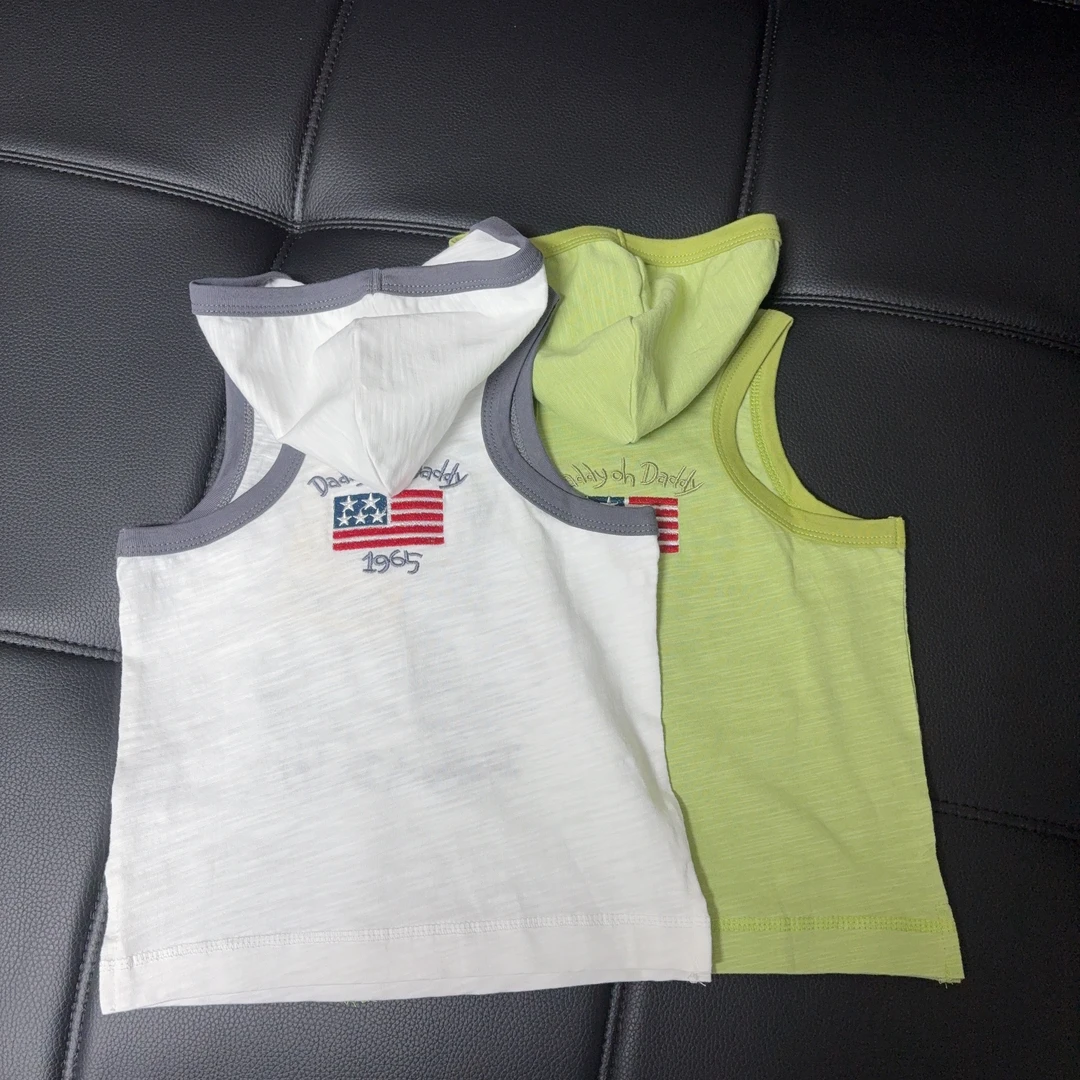 7012【连帽背心】时尚百搭夏季儿童背心