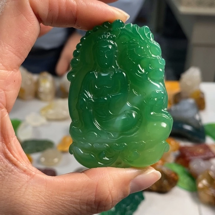 玛瑙/玉髓吊坠(不含链)未镶嵌