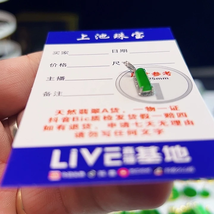 颈饰18K金镶嵌翡翠翡翠