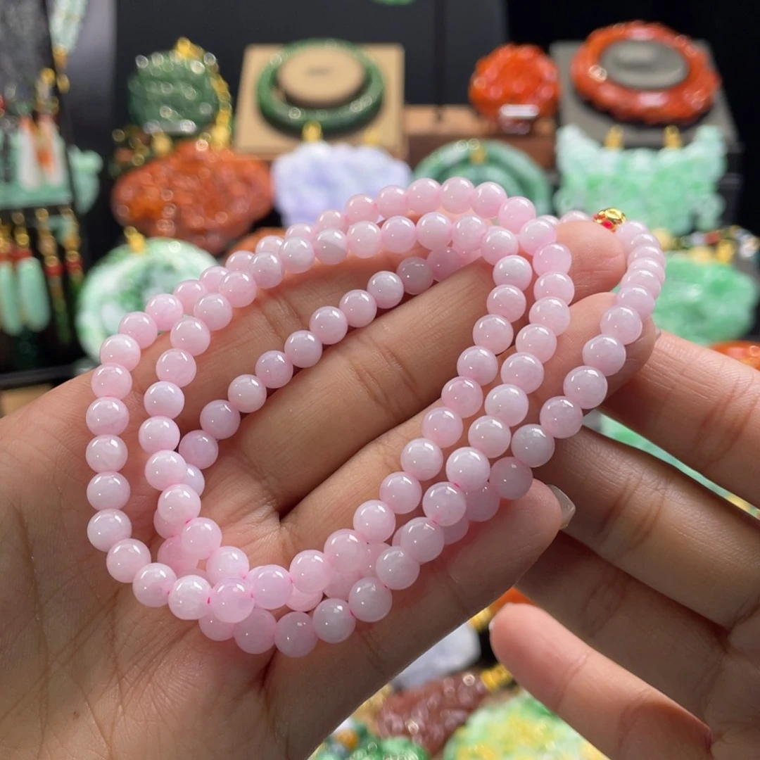 翡翠颈饰未镶嵌代编织