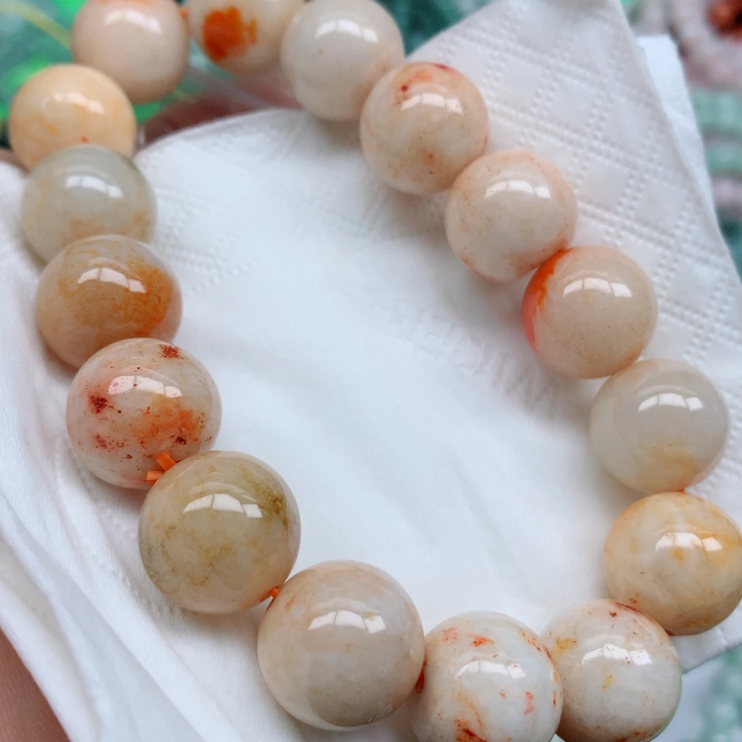 翡翠未镶嵌项链珠子1