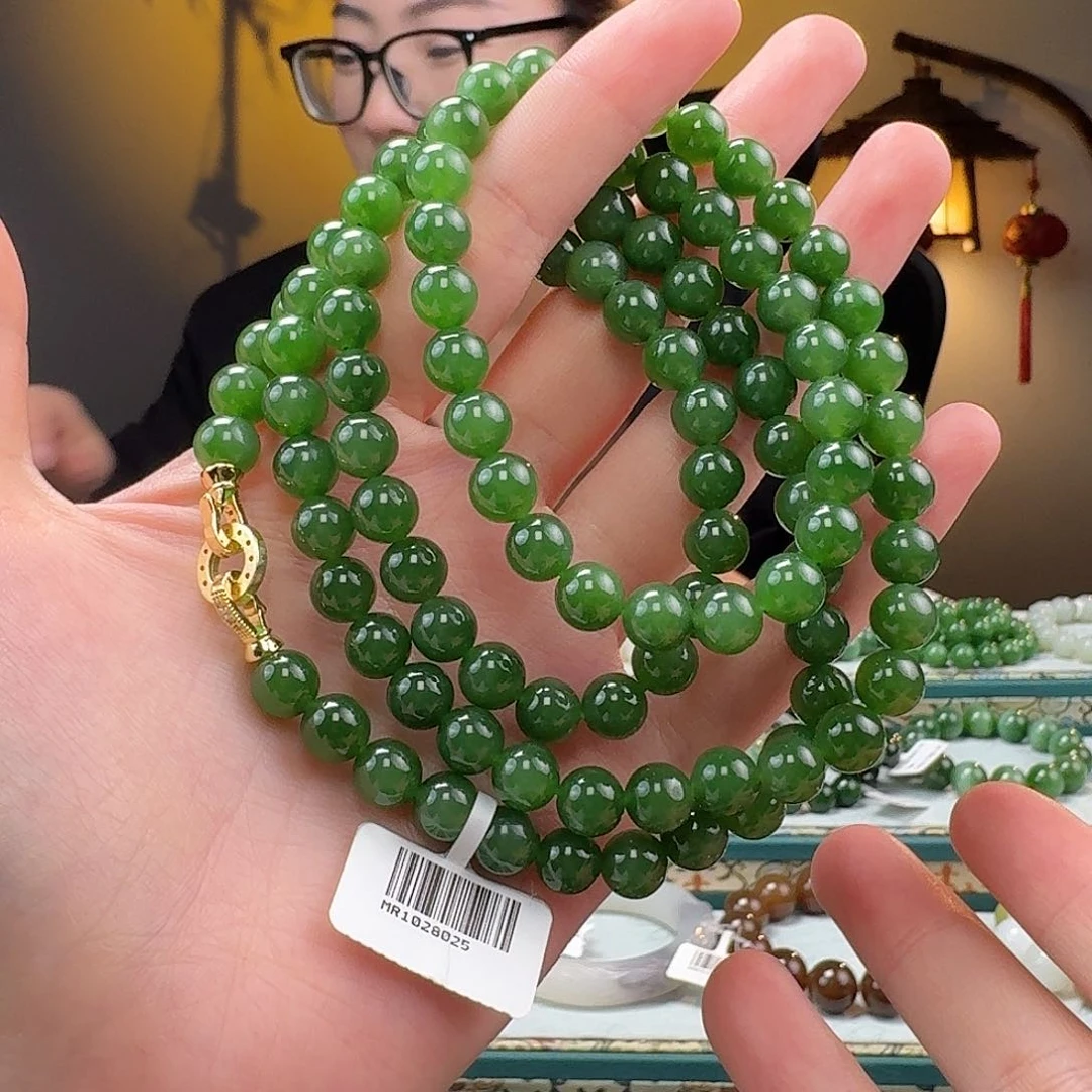 和田玉手串未镶嵌