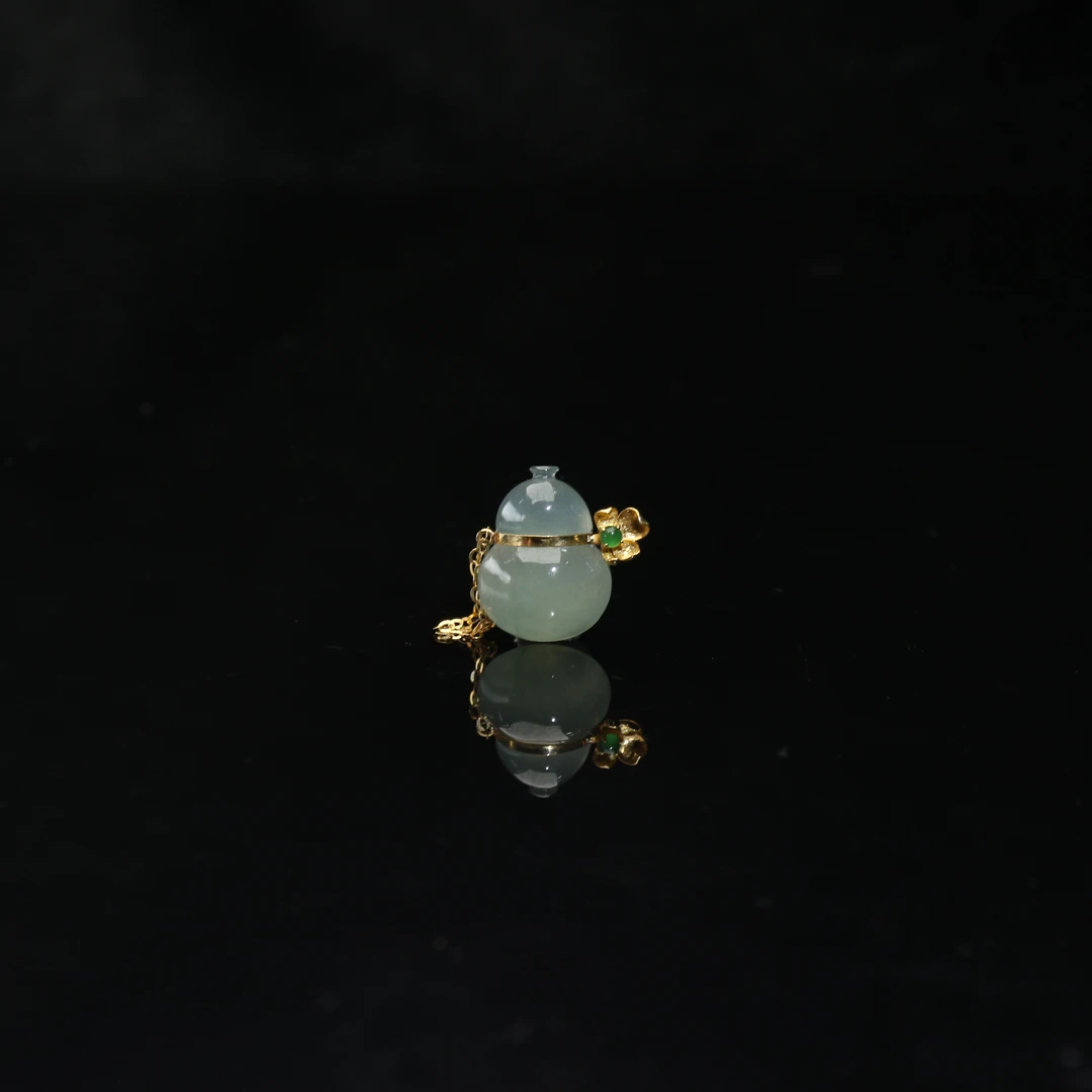 FC34天然缅甸A货18k葫芦/600437/保利厦门拍卖