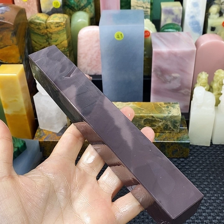 沕***青田石印石贵州石头