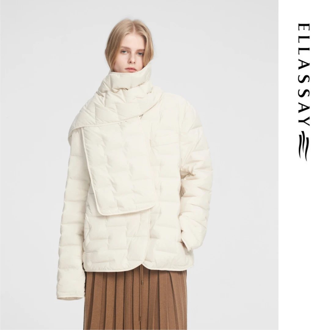 【晨粉专享】歌力思秋冬通勤保暖羽绒服EWB354L00900