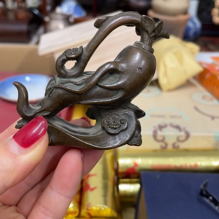 铜中古艺术品摆件