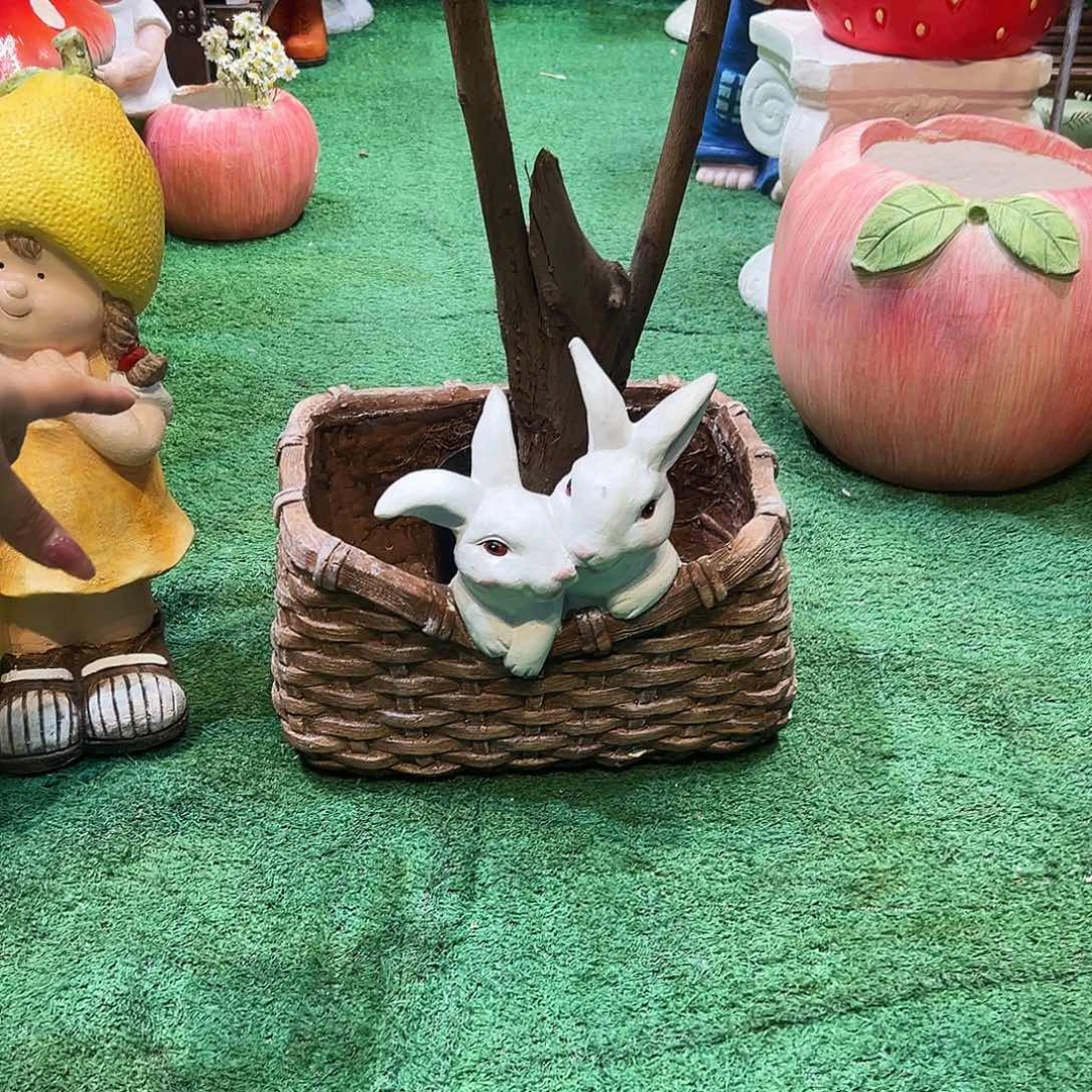 花园摆件红红火火
