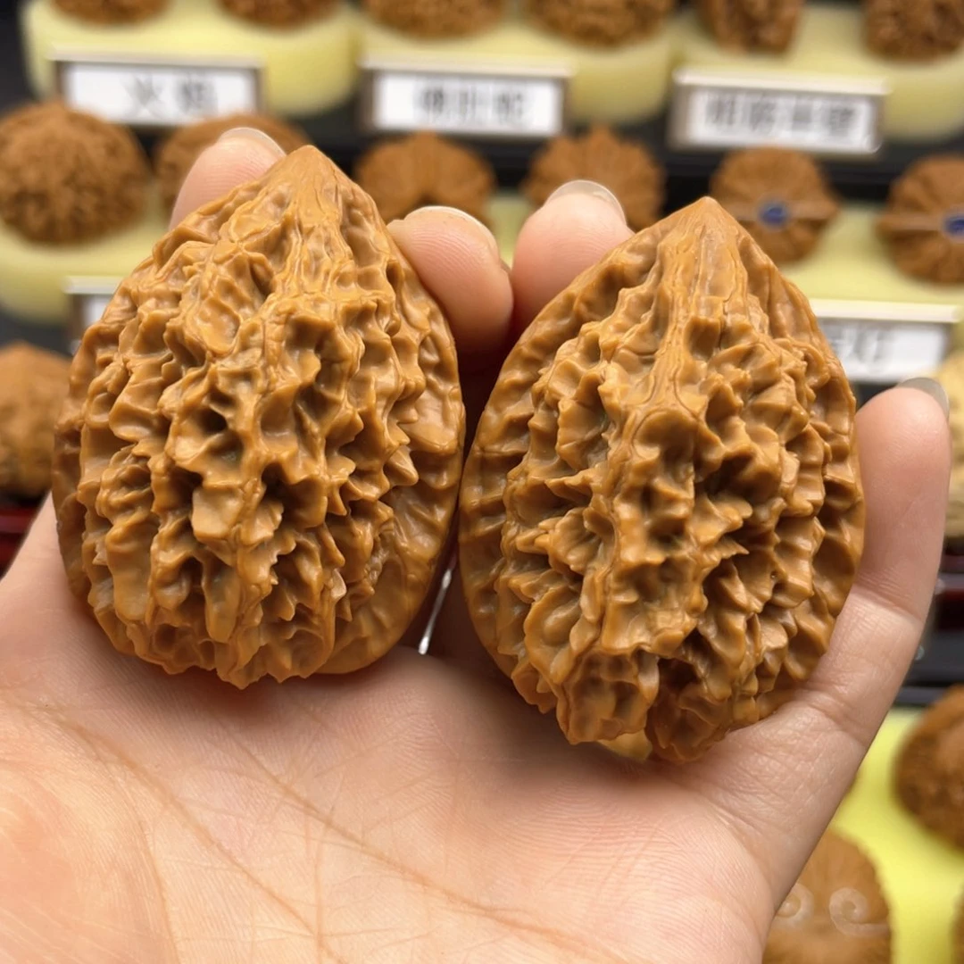 文玩核桃把件 招财鼠38全品117