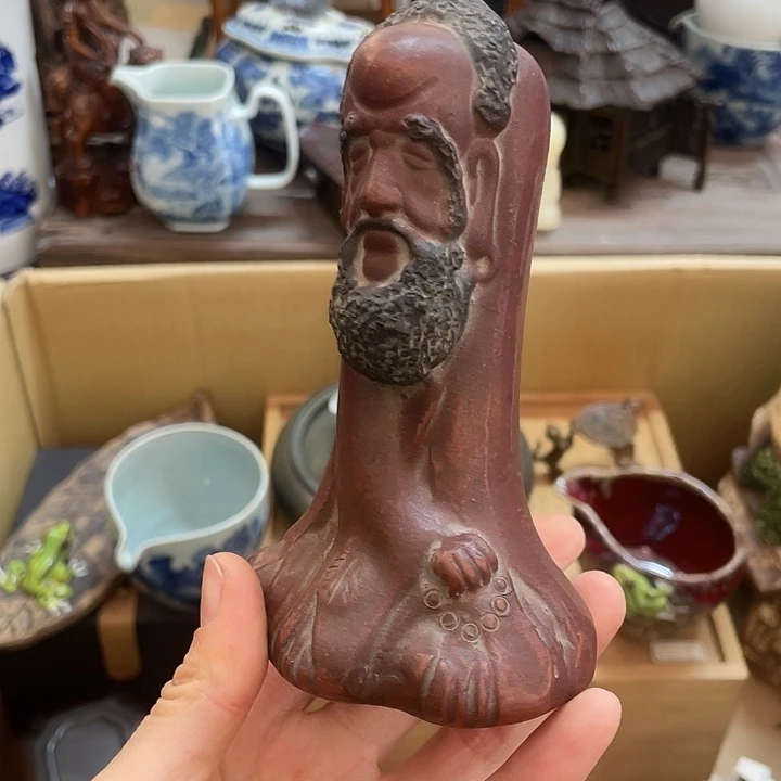 紫砂中古工艺品摆件