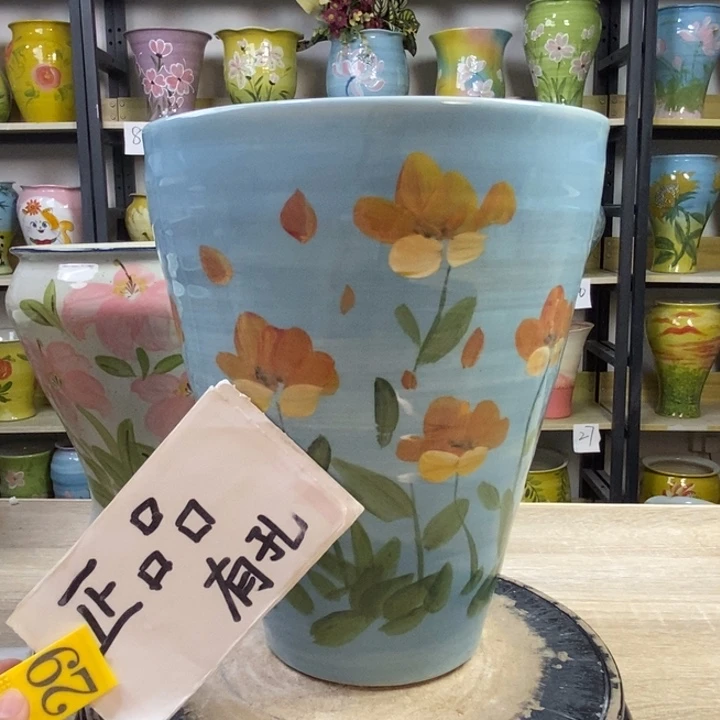 景德镇高温陶瓷花盆