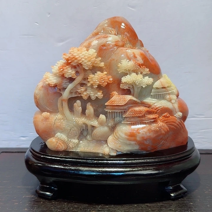 福***6寿山石寿山石摆件精品