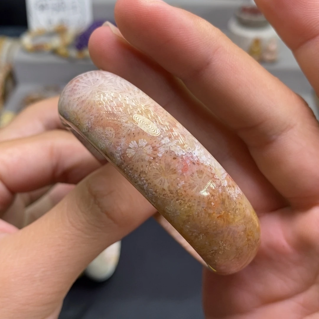 硅化玉未镶嵌手镯56.3