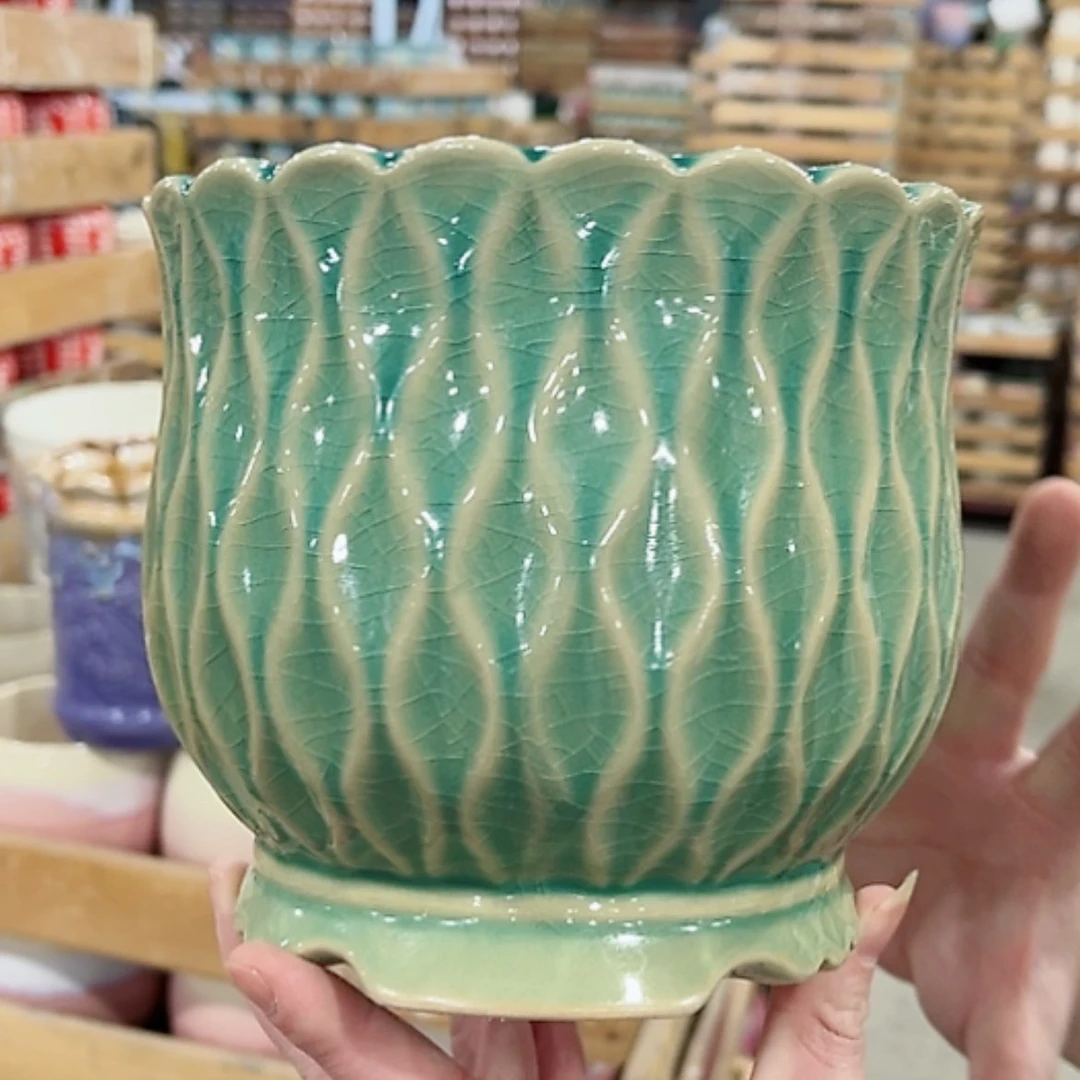 【闪购商品】陶瓷花盆