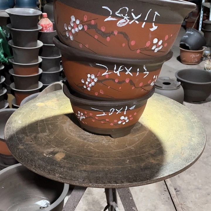 宜兴紫砂花盆清仓