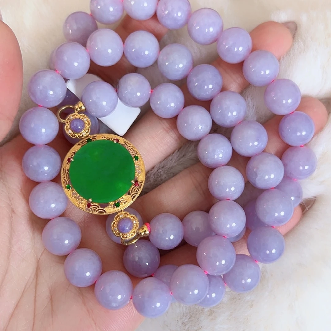 翡翠颈饰18K金镶嵌【清仓福利价】签收后24小时鉴赏期