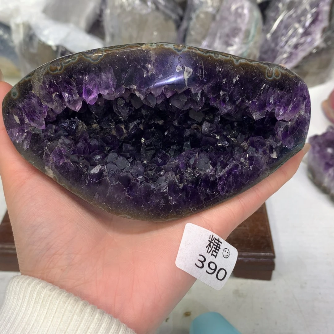 紫晶摆件未镶嵌水晶