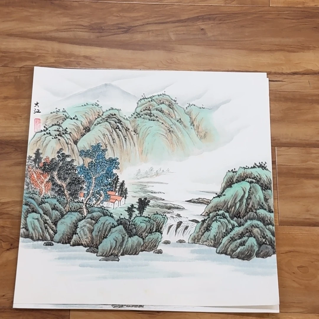 国画50斗方卡纸，哈哈，