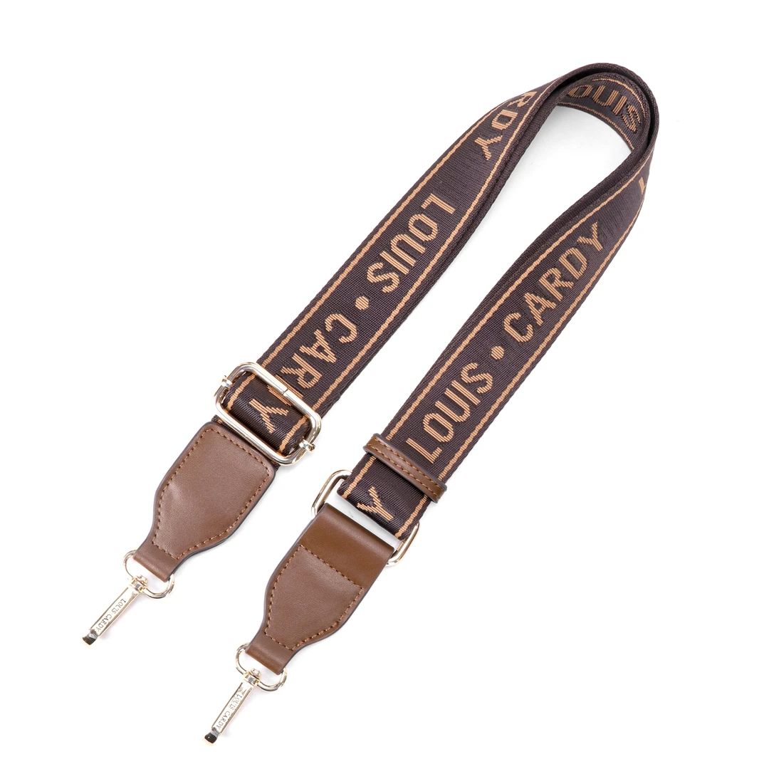 路易卡迪 高品质同色刺绣可调节宽肩带一条