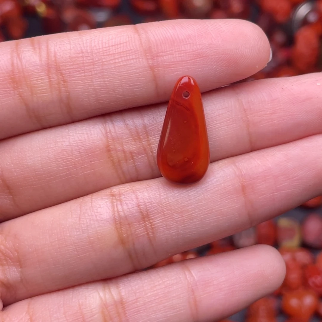 南红玛瑙未镶嵌配饰侧挂款