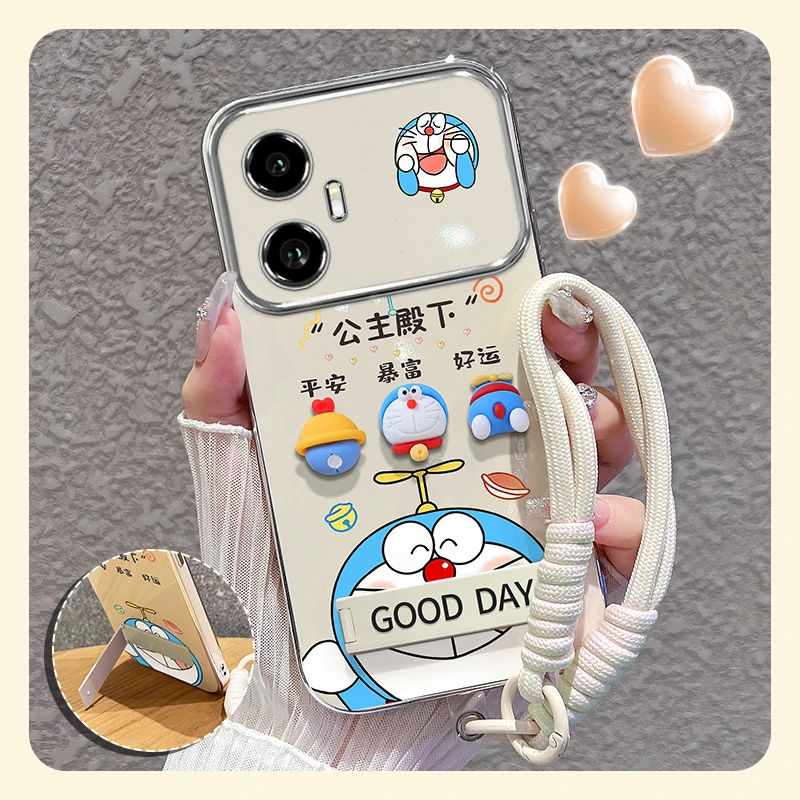 适用【荣耀300/pro】大视窗手机壳叮当猫公主殿下硅胶防摔女款可爱