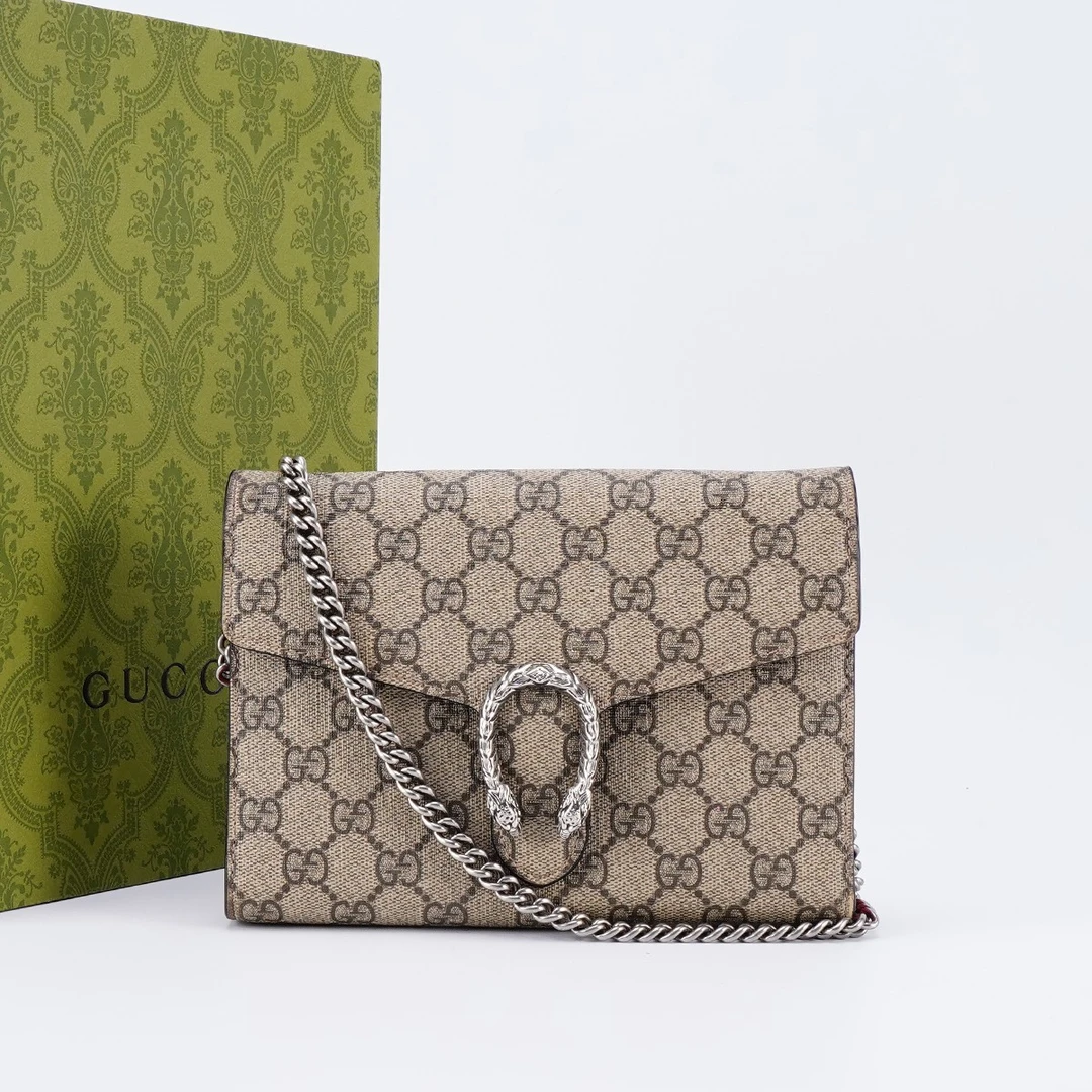 99新 GUCCI/古驰  【诗诗】酒神woc包老花/BG22006357/98