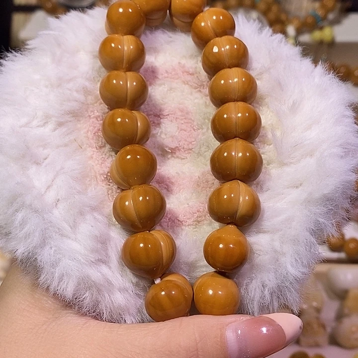 手串猴头核桃屁桃光面手工16m