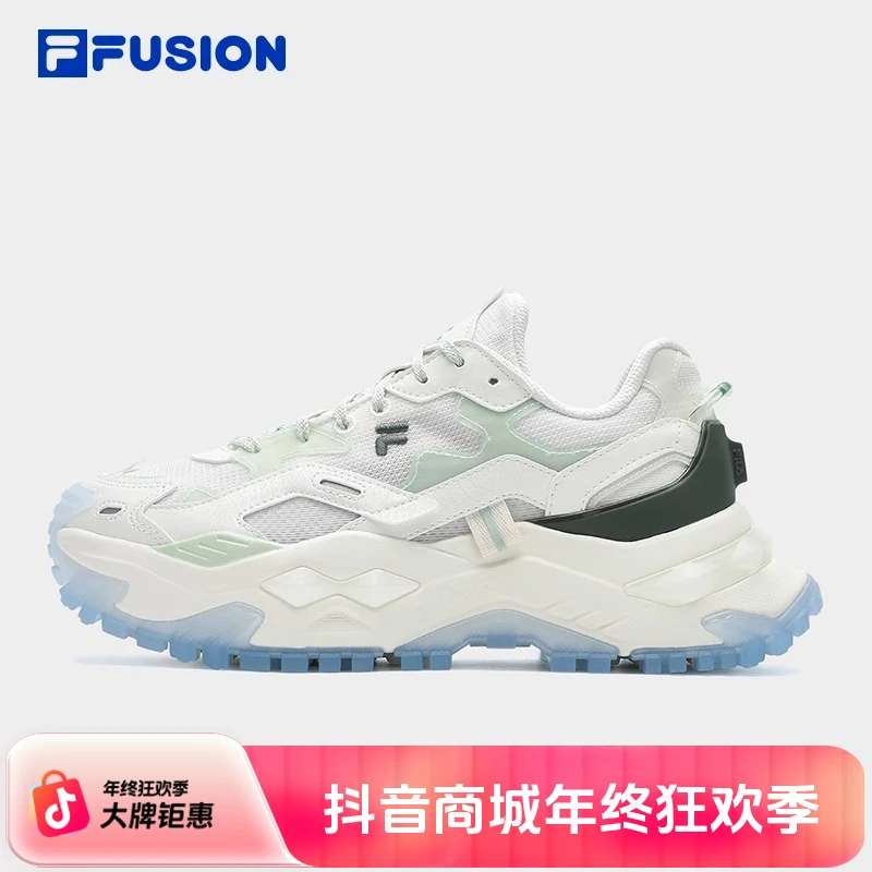 FILA FUSION斐乐春款硬糖鞋百搭时尚休闲潮流透气跑步复古老爹鞋