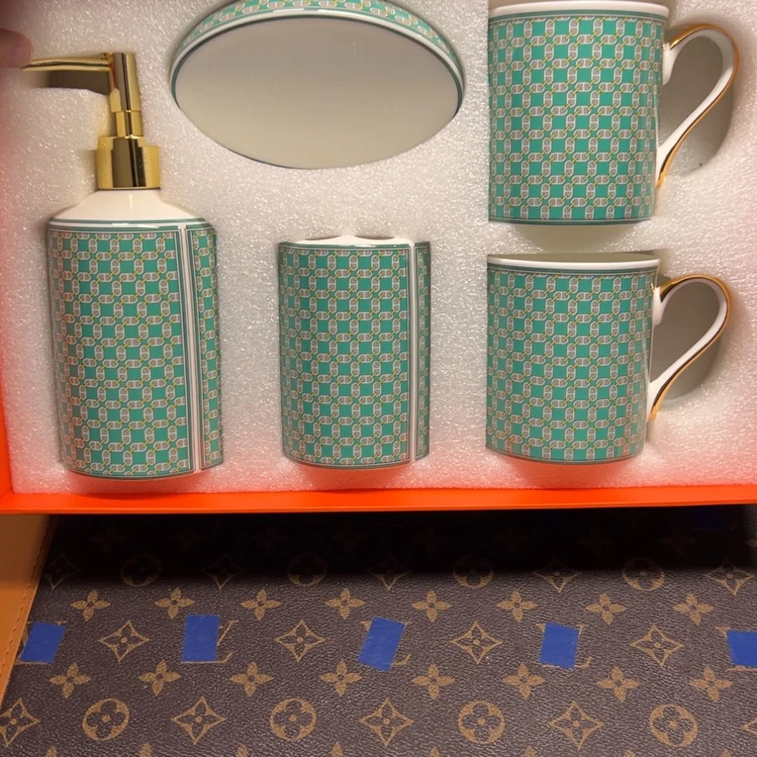 欧美陶瓷餐具摆件