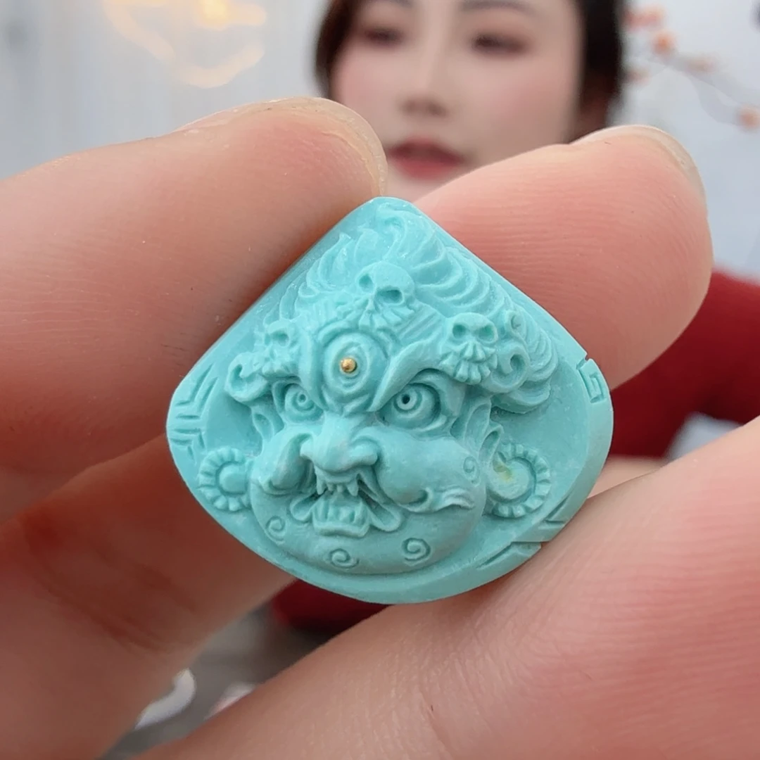 绿松石未镶嵌珠宝半成品