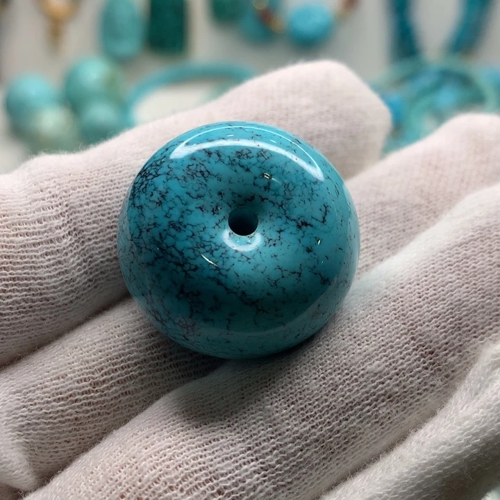 绿松石未镶嵌面包圈