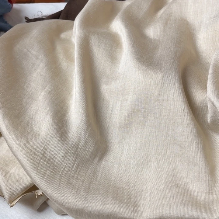 杏色棉麻1.5米。