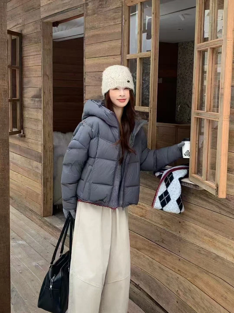 98211 UU 韩版女款2025冬季百搭舒适休闲洋气羽绒服