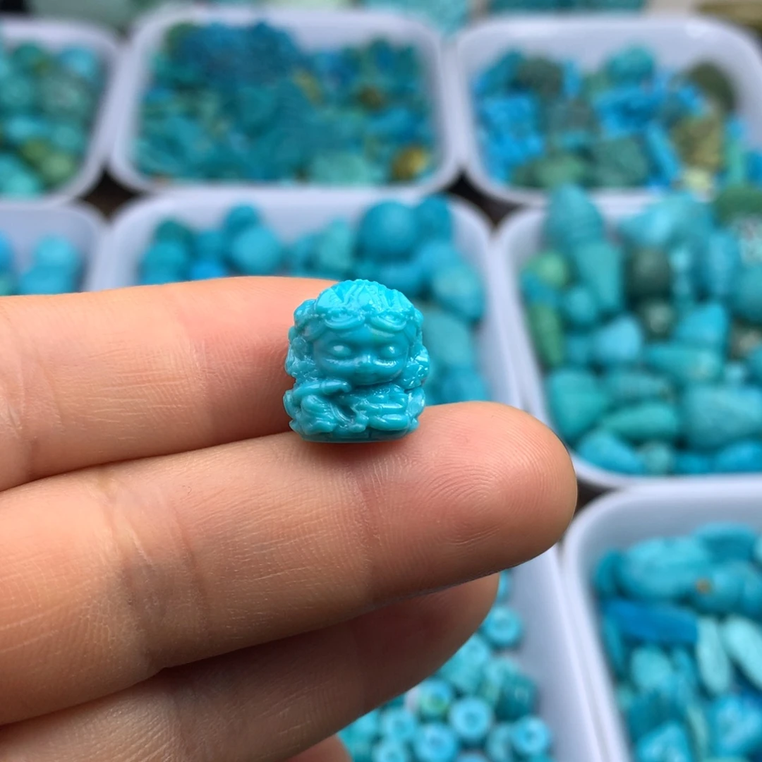 绿松石未镶嵌吊坠(不含链)