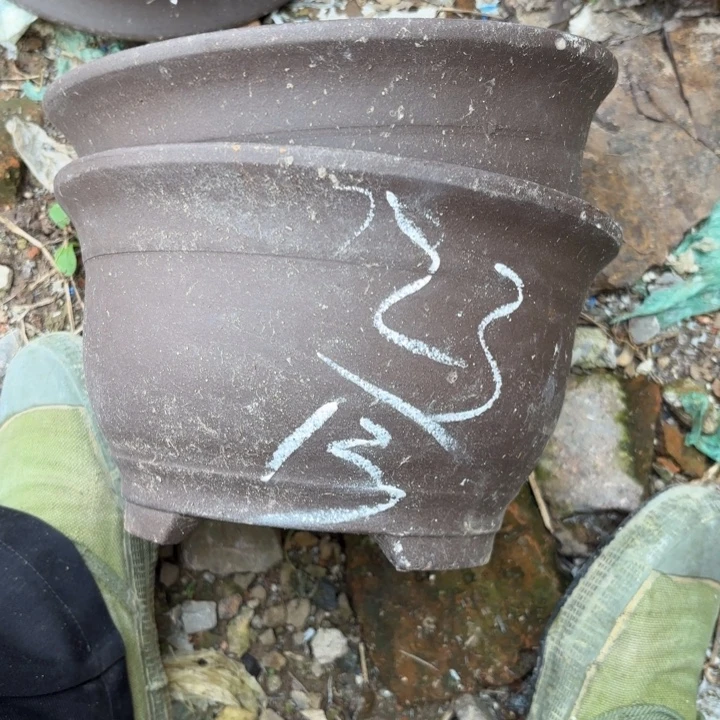 紫砂花盆紫砂的花