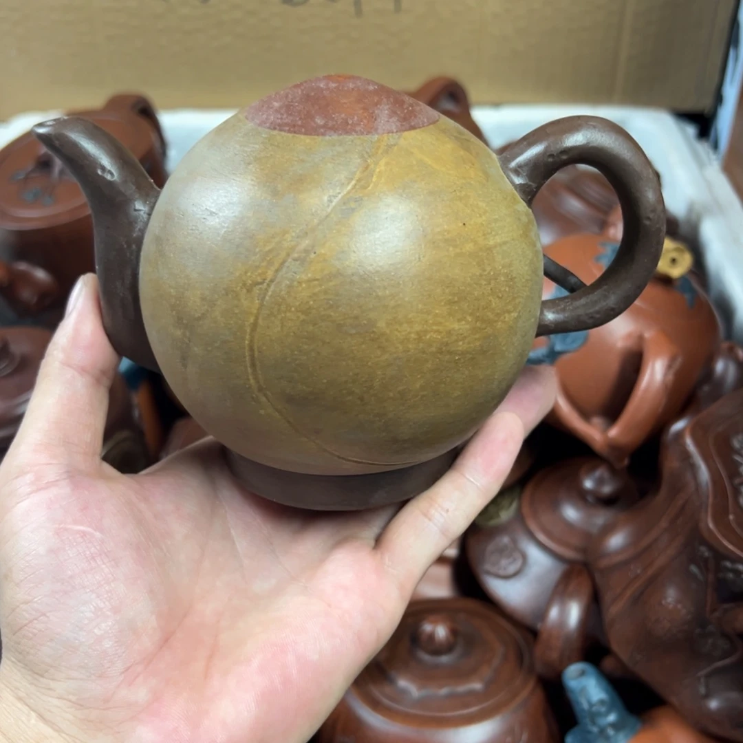 紫砂茶壶宜兴原矿紫砂壶350毫升容量