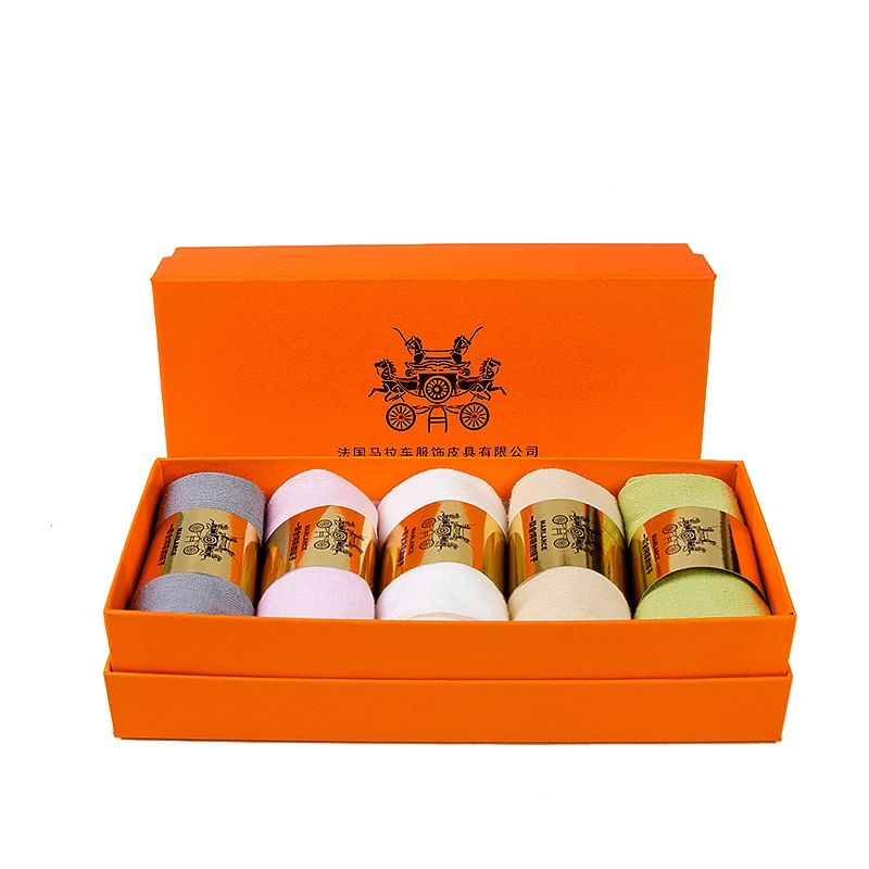 高奢2025法国马拉车短中筒棉袜吸汗防臭运动休闲袜Z607