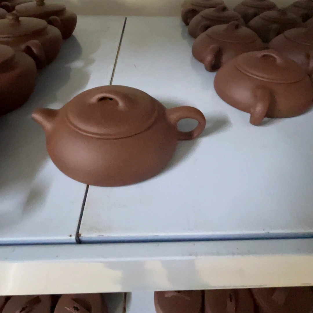 紫砂茶壶紫泥无尘130cc