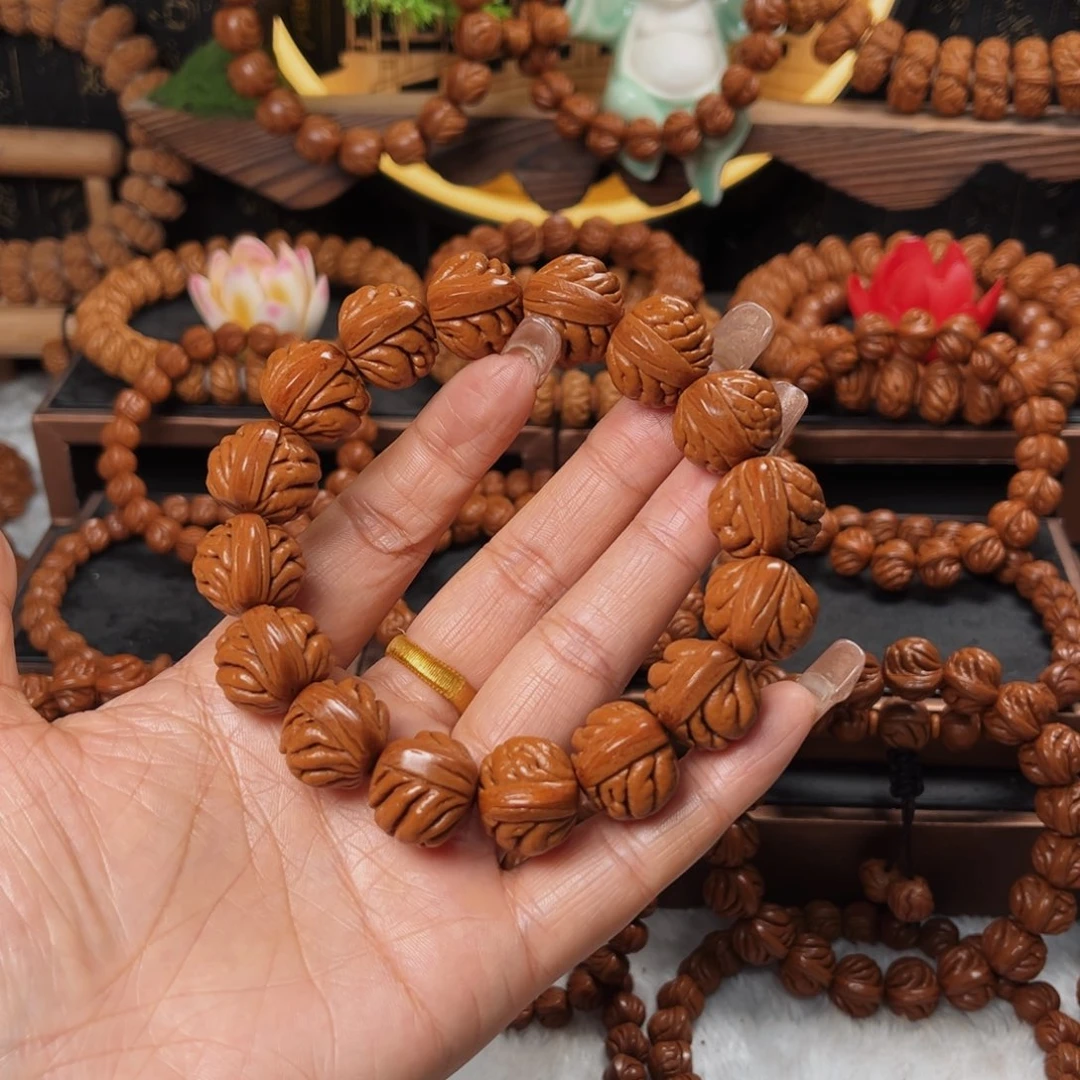 桃核手串19精品大哥串豹子头